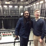 Rogério José de Souza e Will Hahn - Backstage Centre (Créditos: Sarah Macshane - British Council - 2015)