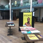 Exposição de trabalhos da Spectaculu no Royal Opera House durante evento de encerramento do Design Challenge 2015 (Créditos: Sarah Macshane - British Council - 2015)