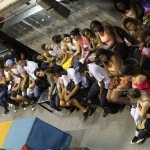 Jovens comparecem à Spectaculu no primeiro dia de aula (Créditos: Gustavo Carlos)
