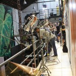 Bastidores da gravação (Foto: Alunos Fotografia 2015)