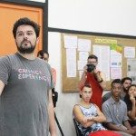 Igers conversam com jovens da Spectaculu (Foto: Camila Mariel)