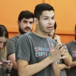 Igers conversam com jovens da Spectaculu (Foto: Camila Mariel)