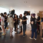 Estúdio fotográfico produzido por alunos da Spectaculu para os visitantes (Foto: Alunos Fotografia 2015)