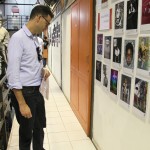 Visitantes prestigiam trabalhos de alunos do Núcleo de Arte e Tecnologia (Foto: Camila Mariel)